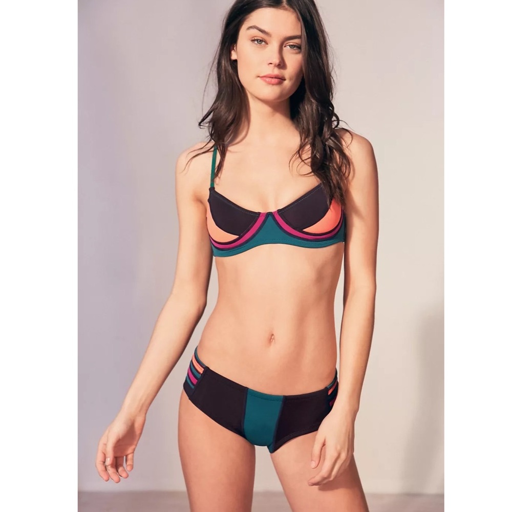NEW Cynthia Rowley Colorblock Neoprene Bottoms Size Small